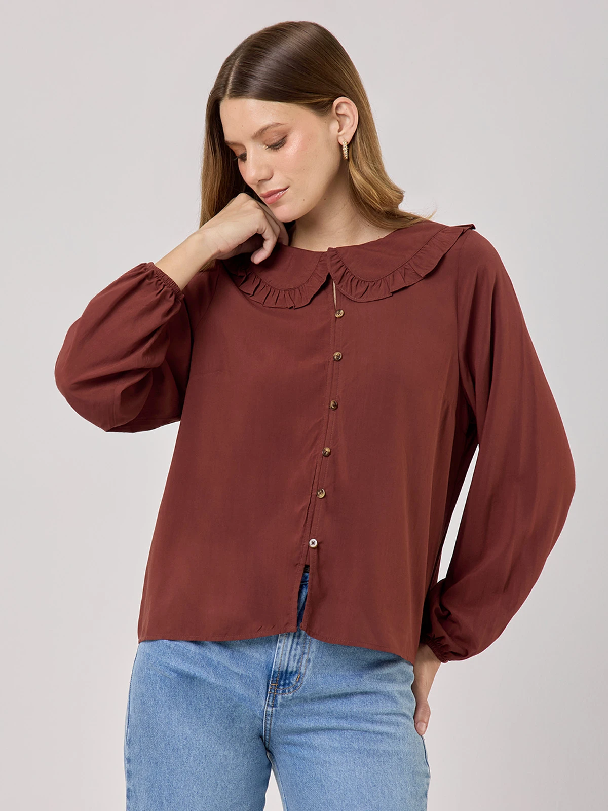 BLUSA MANGA LARGA MUJER NAVIGATA - 1