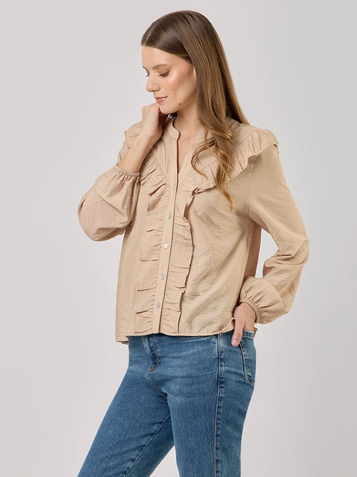 BLUSA MANGA LARGA MUJER NAVIGATA - 3