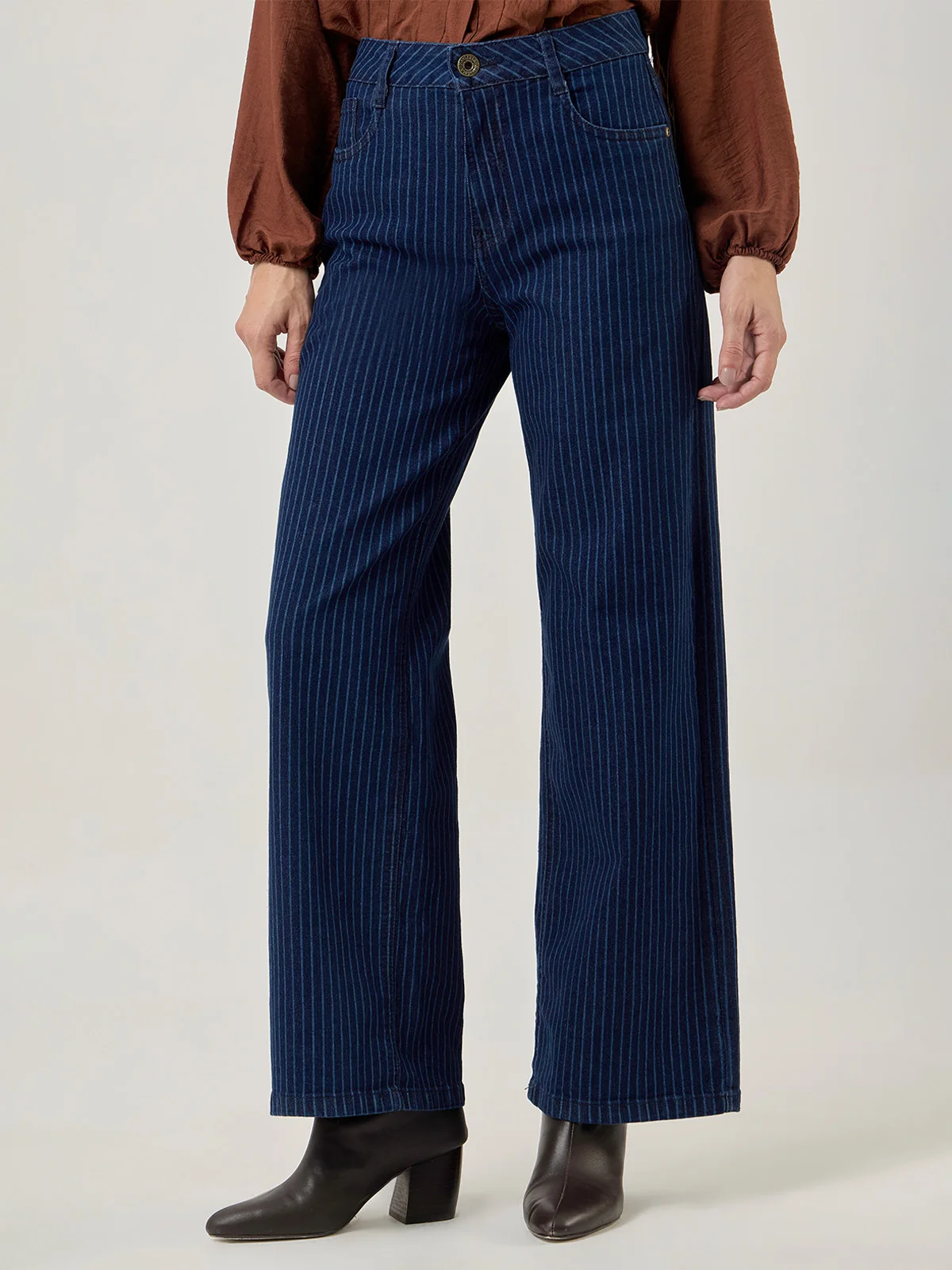JEANS REGULAR MUJER NAVIGATA STRIPE - 3