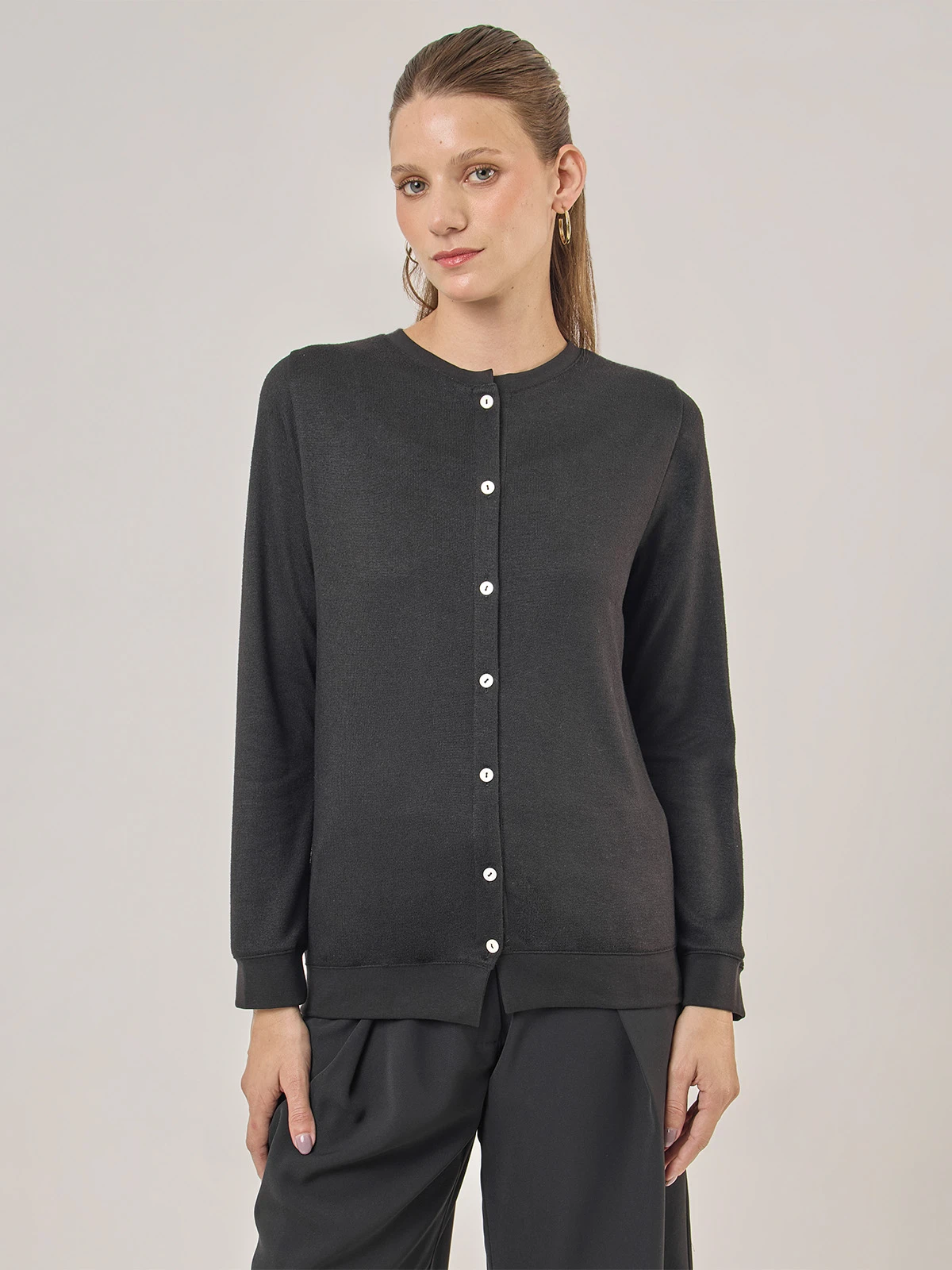 SWEATER MANGA LARGA MUJER AZIZ - 1