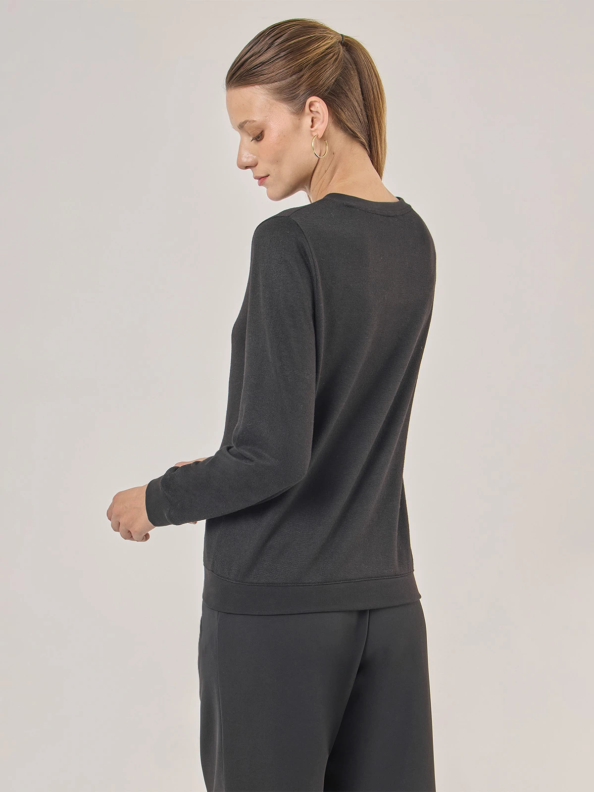 SWEATER MANGA LARGA MUJER AZIZ - 2