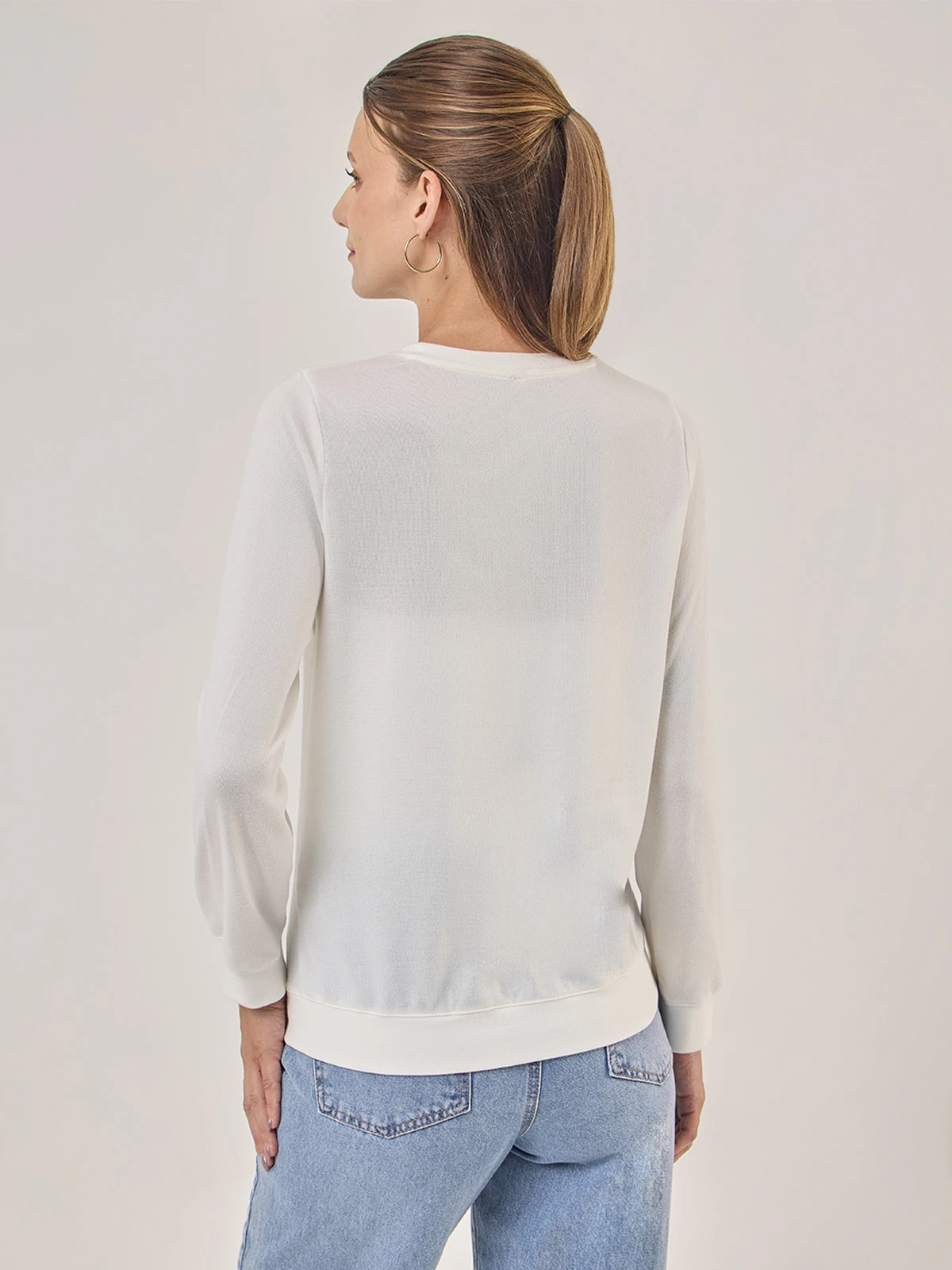 SWEATER MANGA LARGA MUJER AZIZ - 2