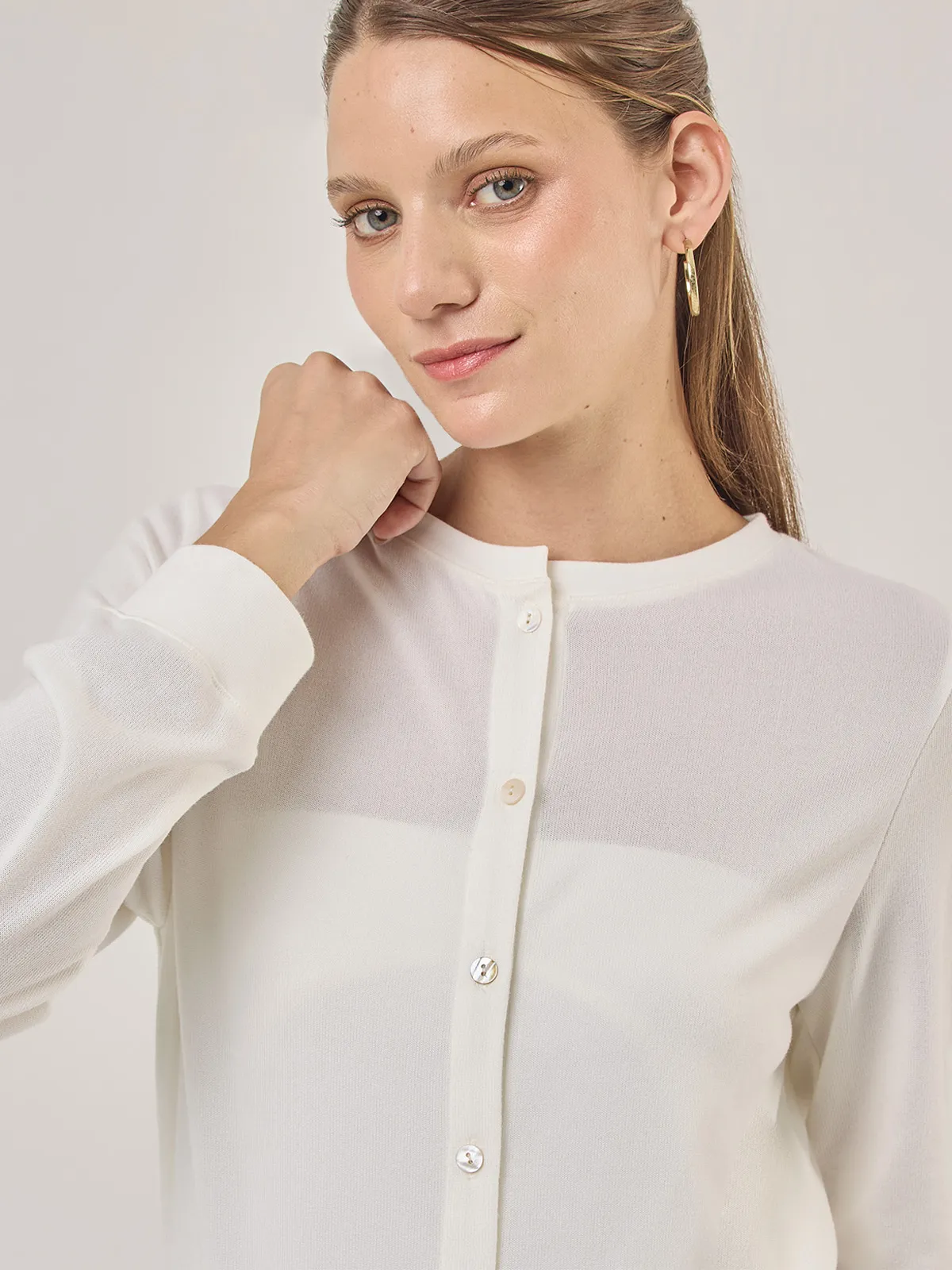 SWEATER MANGA LARGA MUJER AZIZ - 4