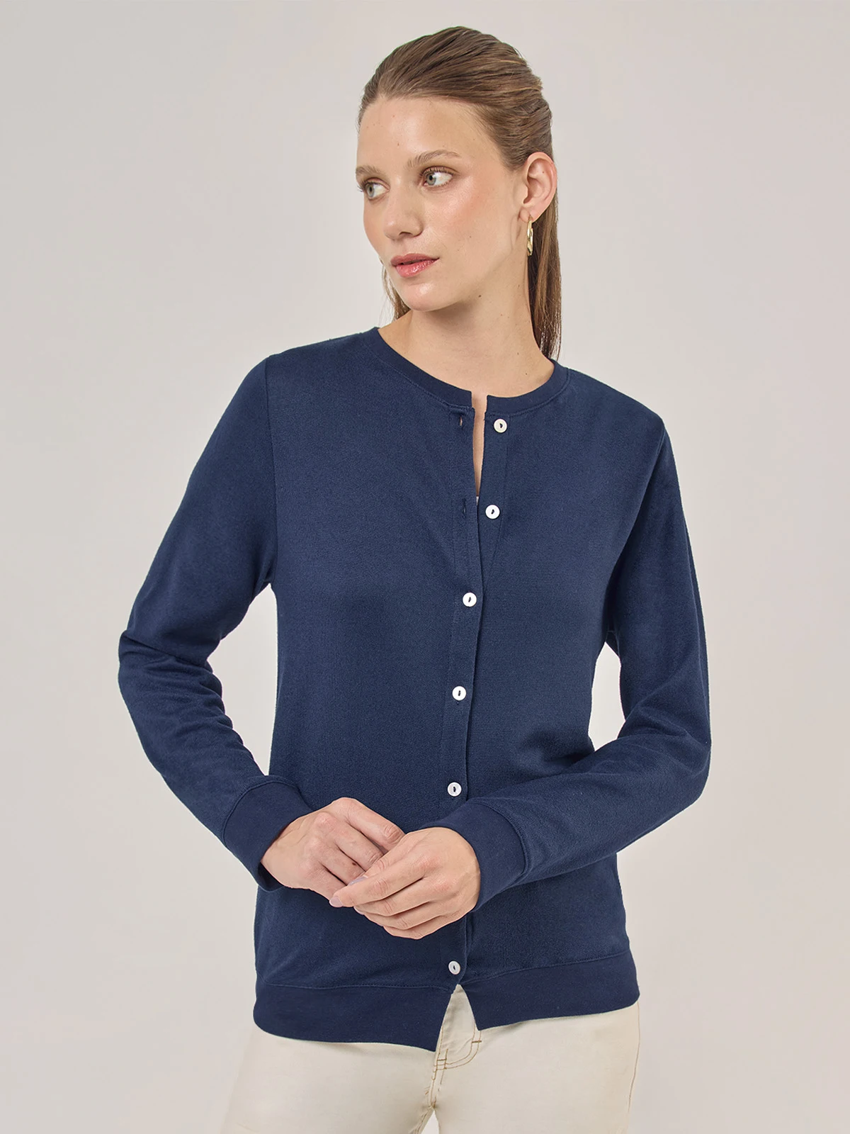 SWEATER MANGA LARGA MUJER AZIZ - 1