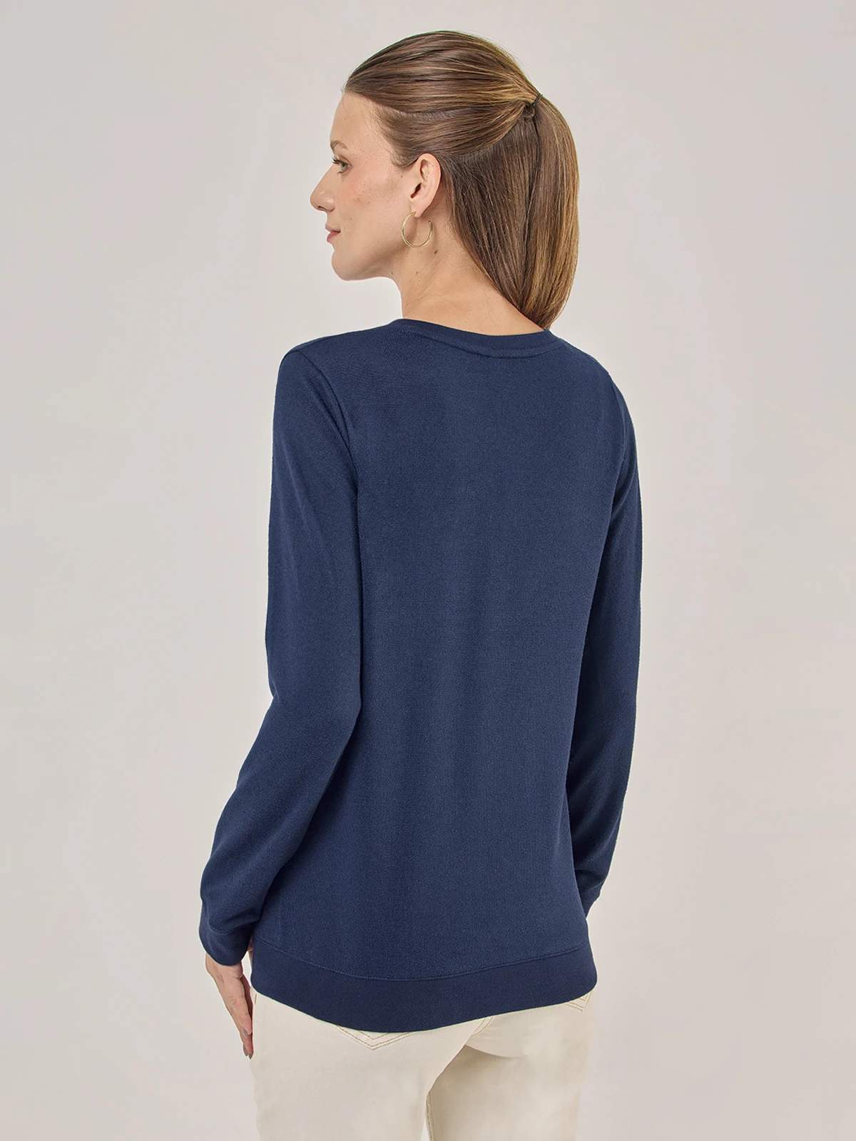 SWEATER MANGA LARGA MUJER AZIZ - 2