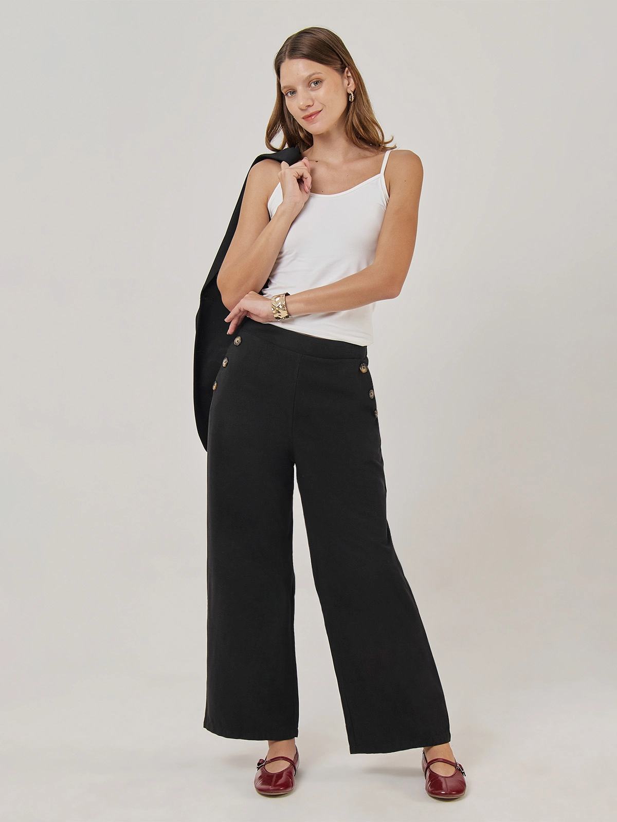 PANTALÓN REGULAR MUJER NAVIGATA - 1
