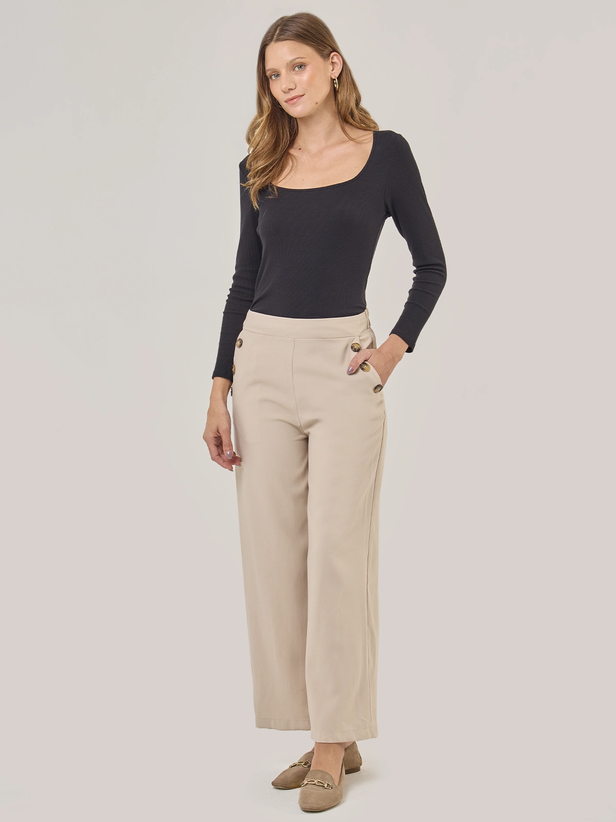 PANTALÓN REGULAR MUJER NAVIGATA - 5