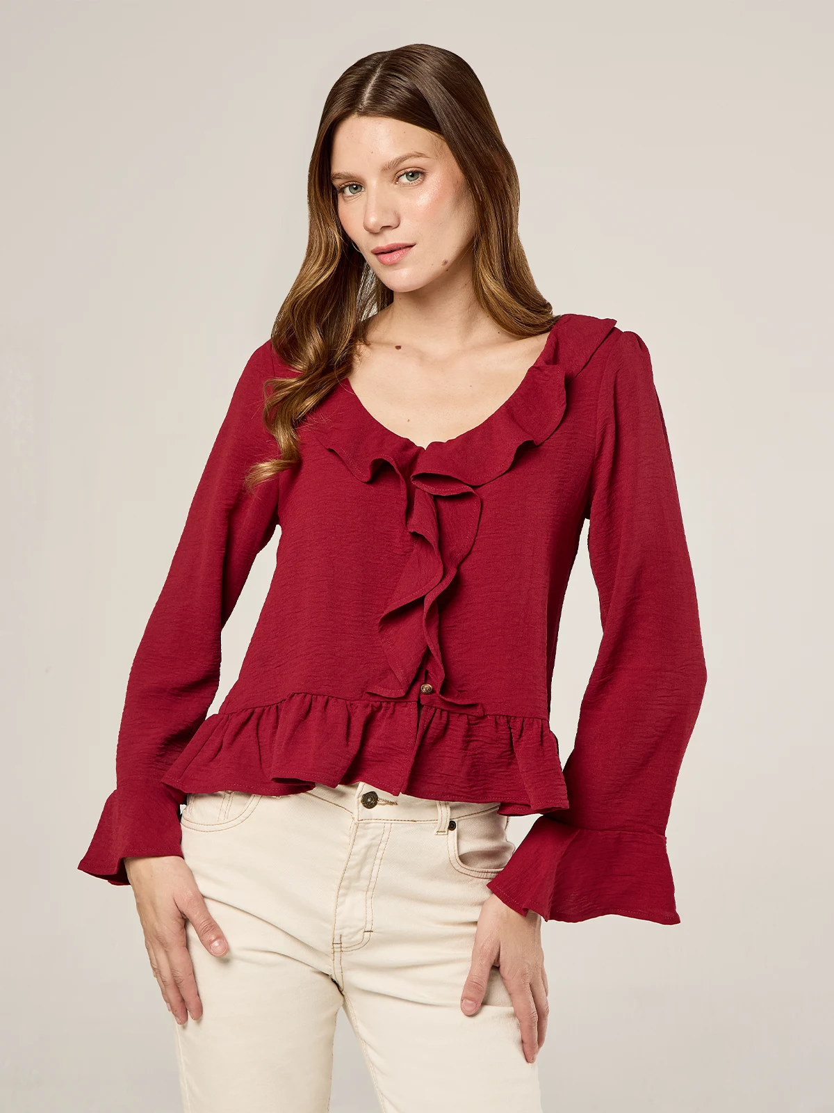 BLUSA MANGA LARGA MUJER NAVIGATA CELINE - 1