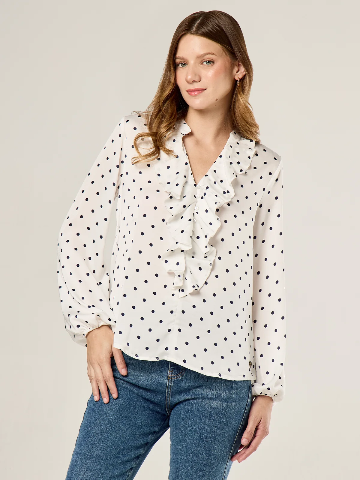 BLUSA MANGA LARGA MUJER NAVIGATA CIELO - 1