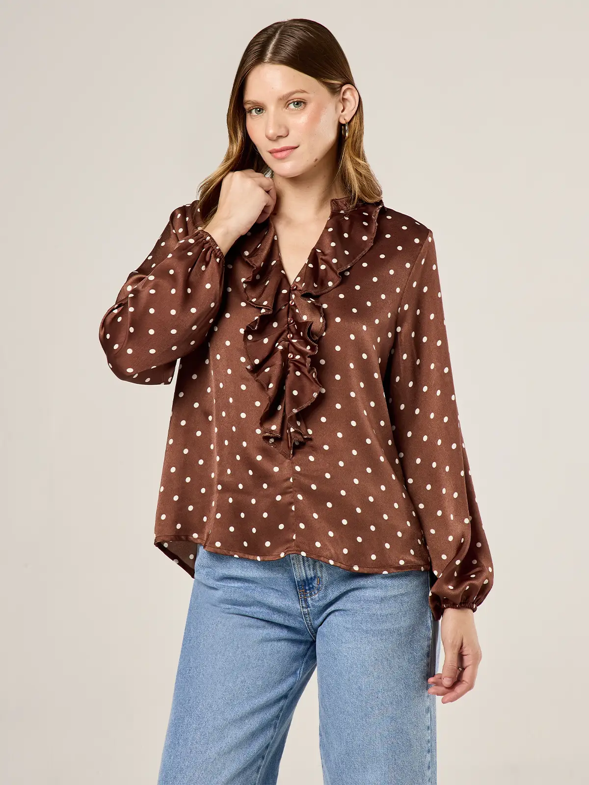 BLUSA MANGA LARGA MUJER NAVIGATA CIELO - 1