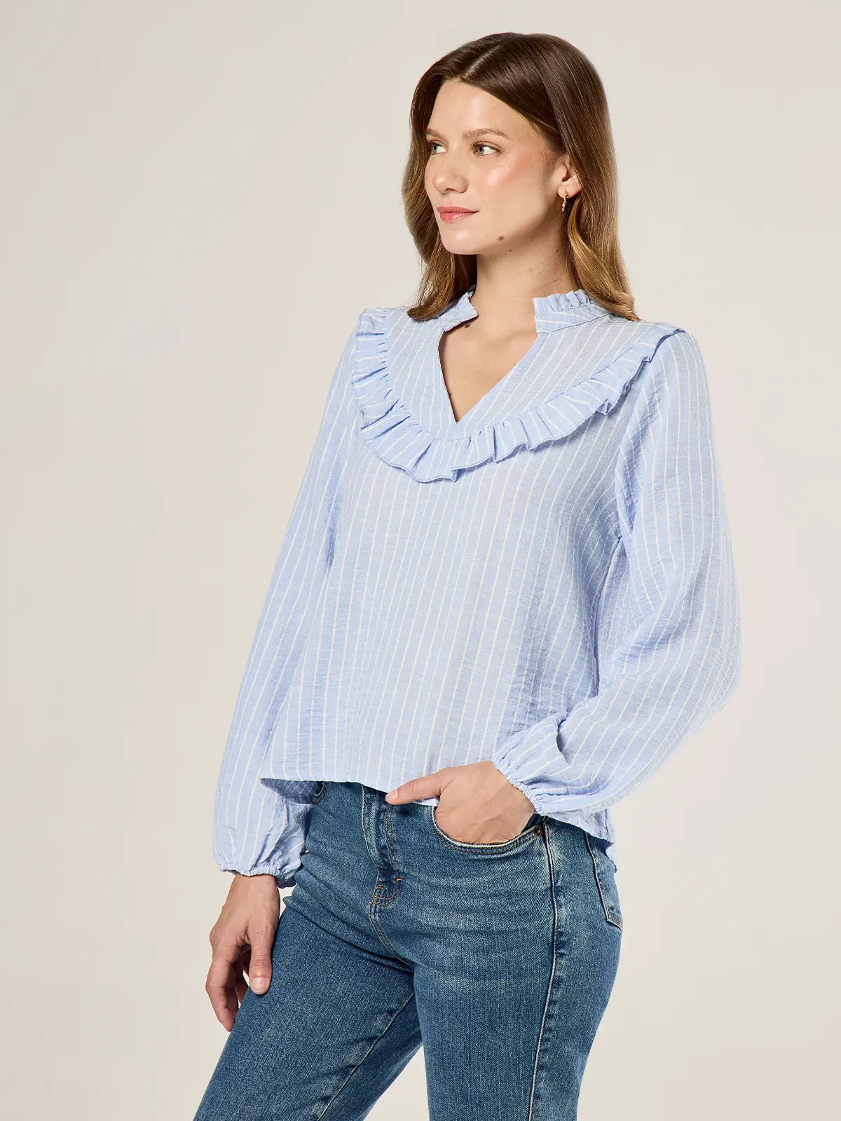 BLUSA MANGA LARGA MUJER NAVIGATA CHLOE - 3