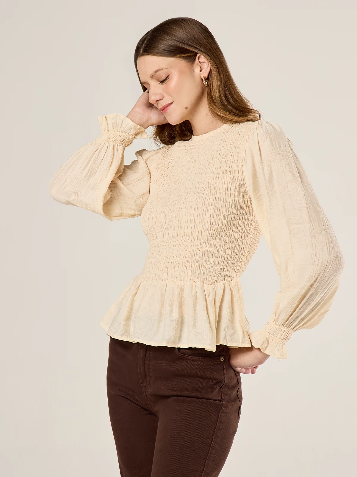 BLUSA MANGA LARGA MUJER NAVIGATA CALI - 3