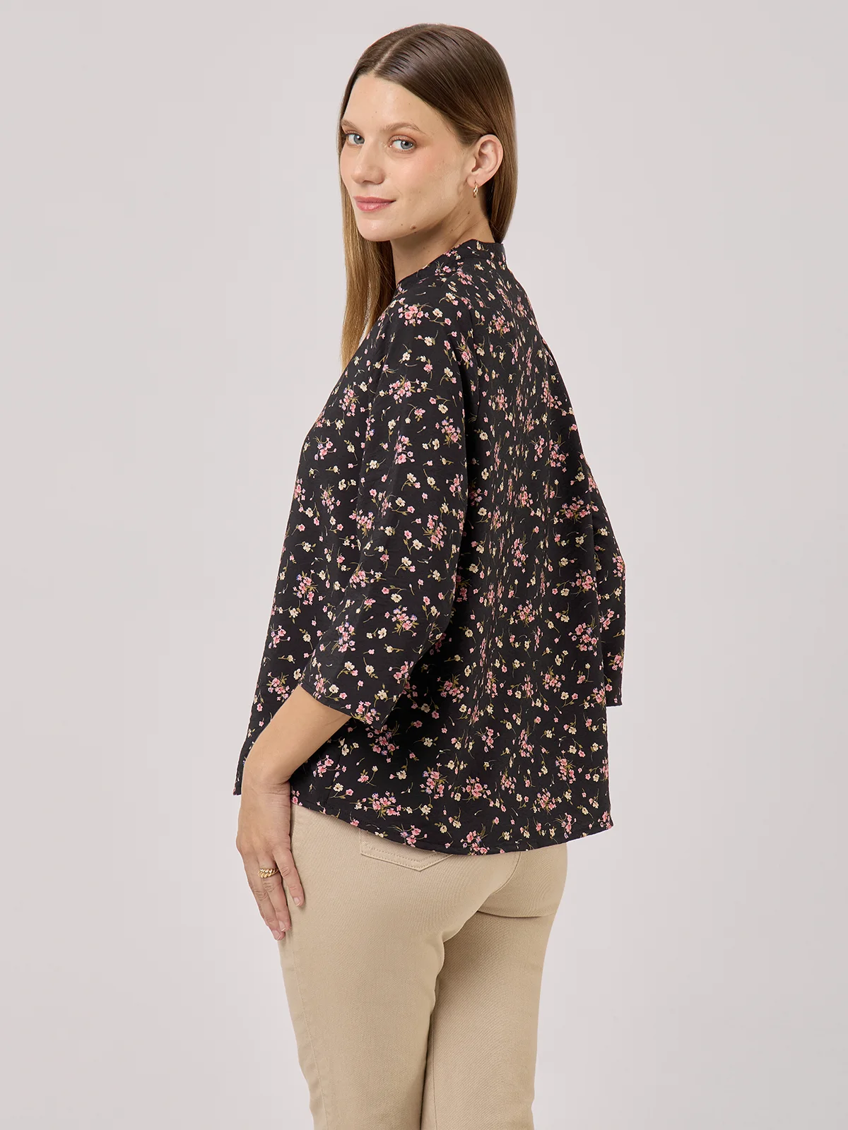 BLUSA MANGA 3/4 MUJER AZIZ - 2