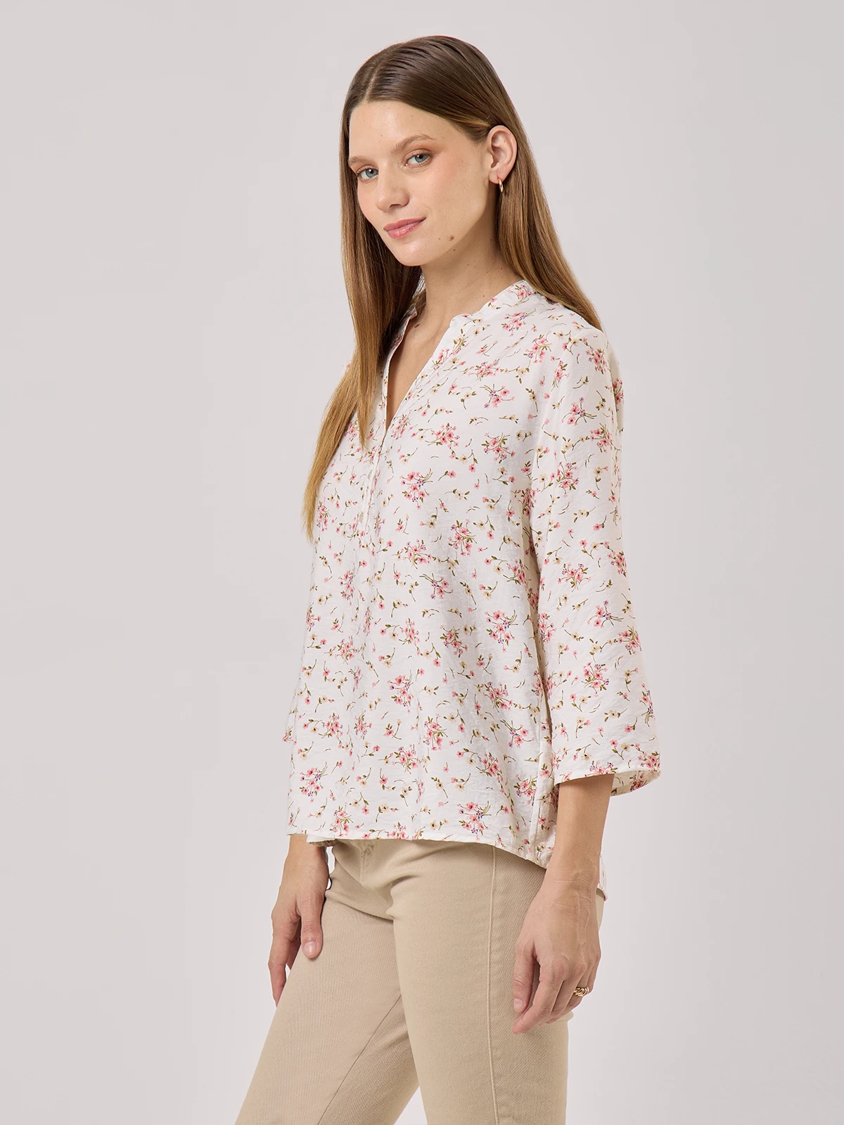 BLUSA MANGA 3/4 MUJER AZIZ - 3