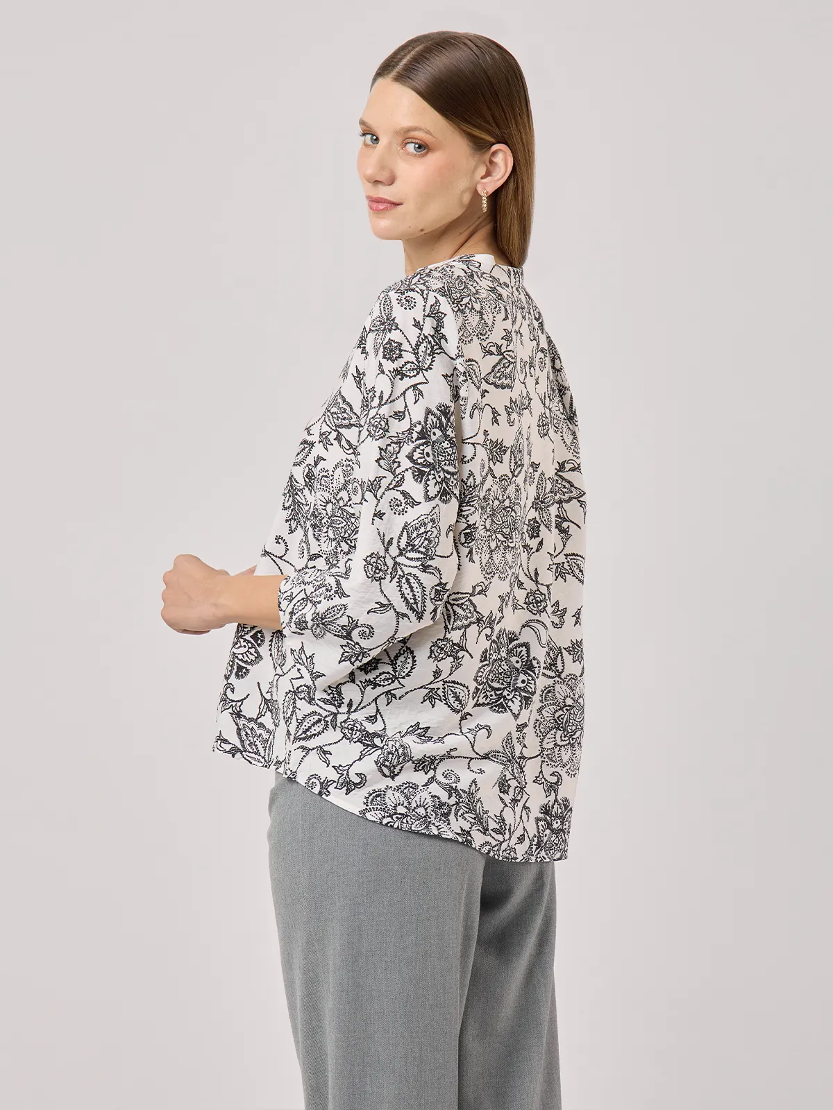 BLUSA MANGA 3/4 MUJER AZIZ - 2