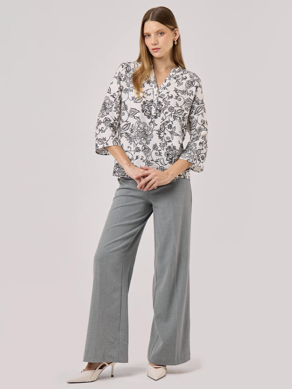BLUSA MANGA 3/4 MUJER AZIZ - 5