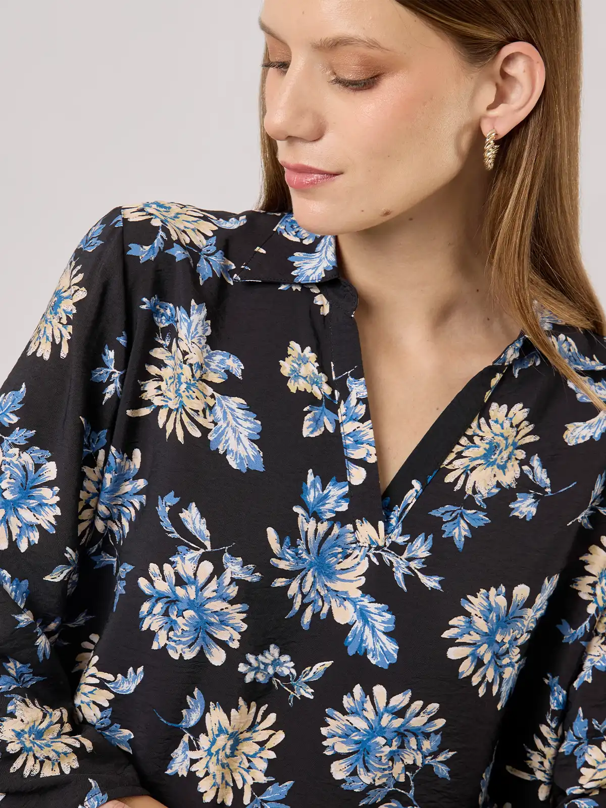 BLUSA MANGA 3/4 MUJER AZIZ - 4
