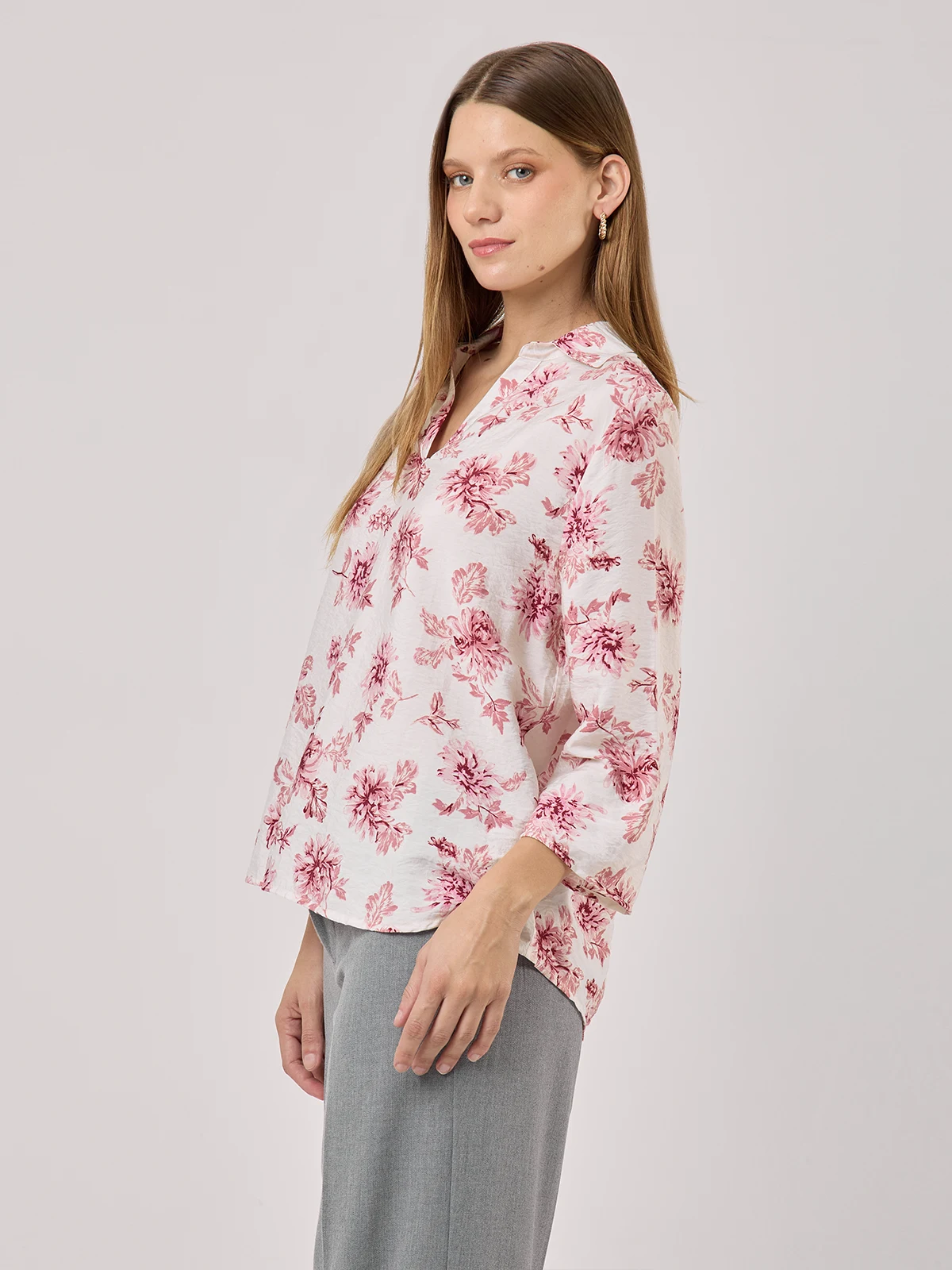 BLUSA MANGA 3/4 MUJER AZIZ - 3