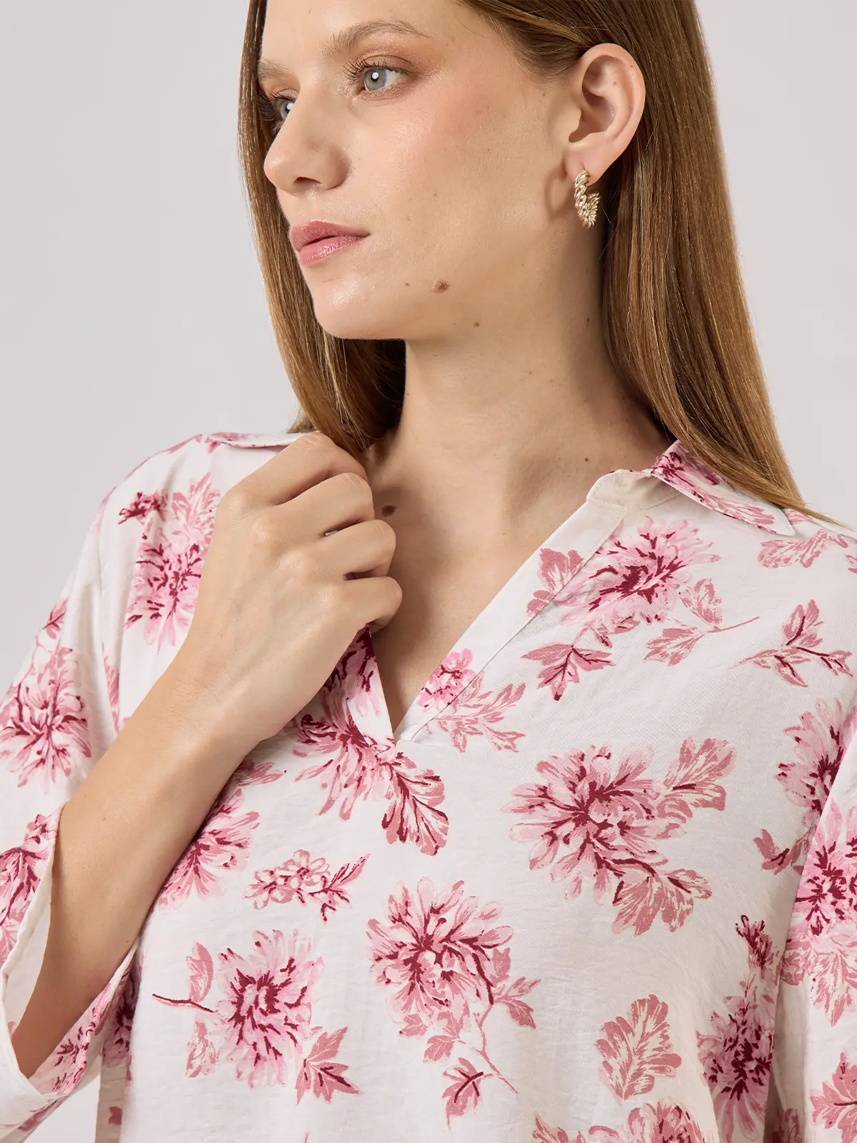BLUSA MANGA 3/4 MUJER AZIZ - 4