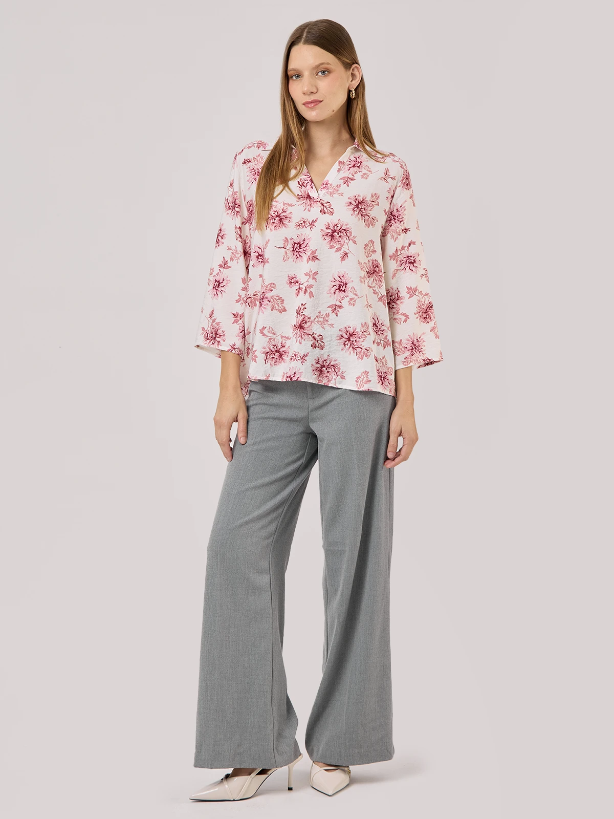 BLUSA MANGA 3/4 MUJER AZIZ - 5