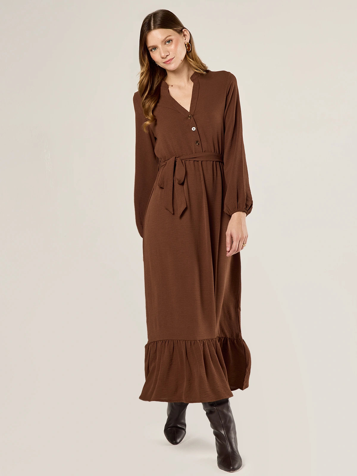VESTIDO LARGO MUJER NAVIGATA CAMILA - 1