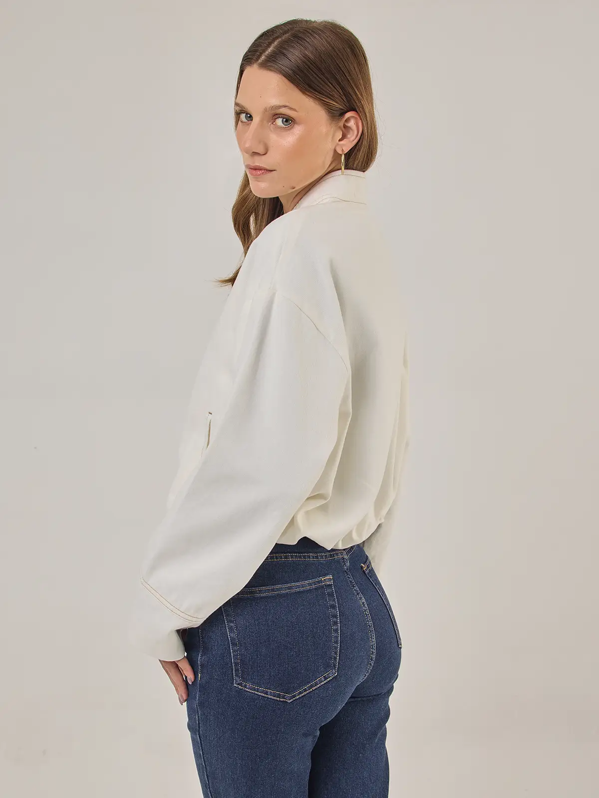 CASACA ALGODÓN MUJER NAVIGATA CORTA DENIM - 2