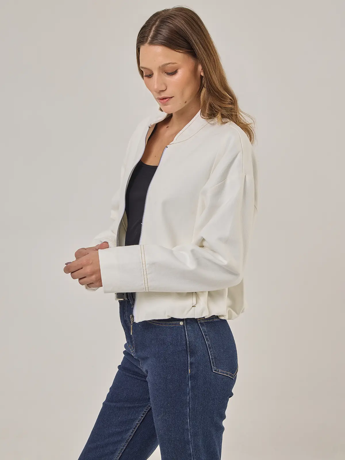 CASACA ALGODÓN MUJER NAVIGATA CORTA DENIM - 3