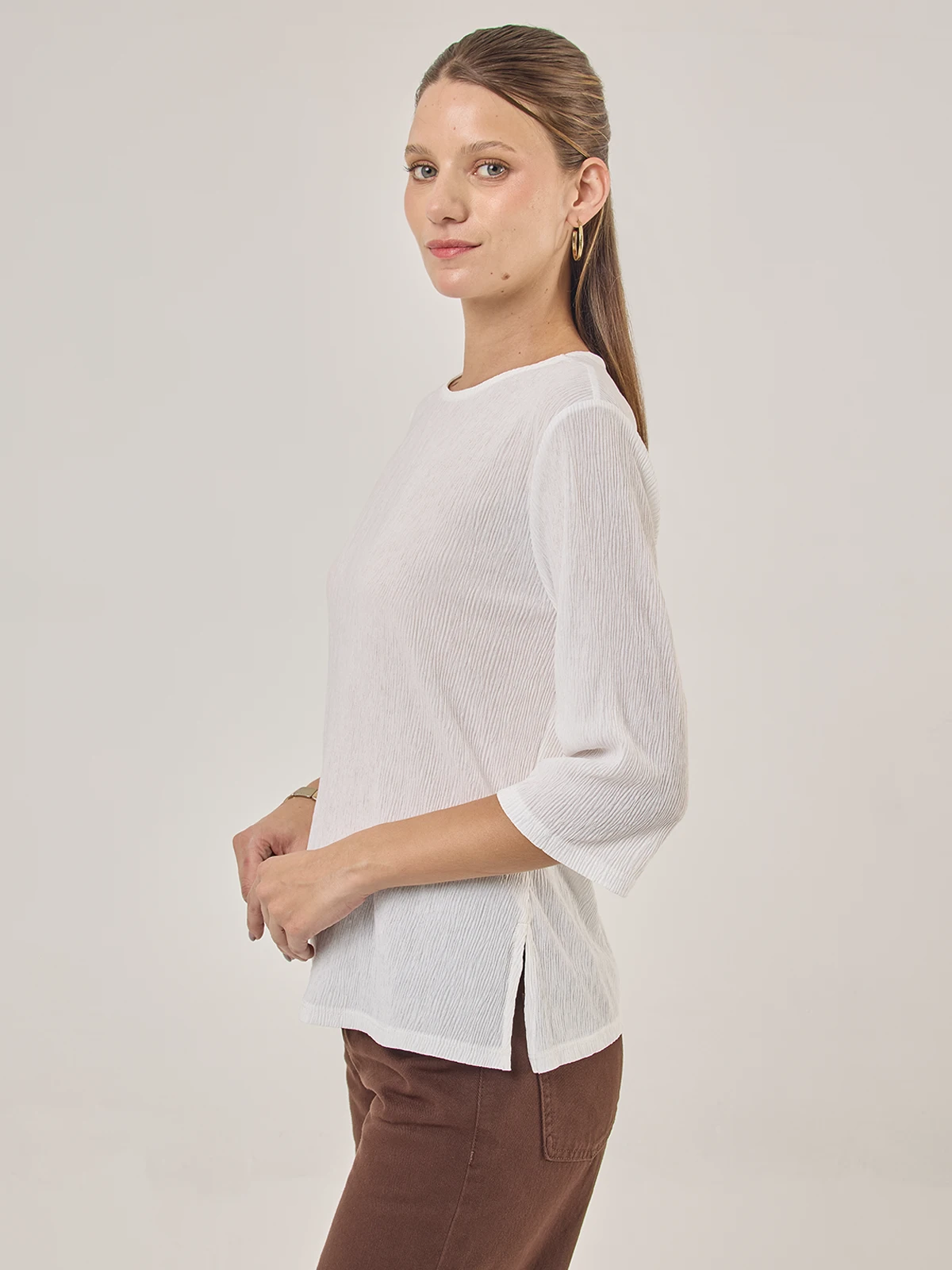 POLO MANGA 3/4 MUJER AZIZ - 3