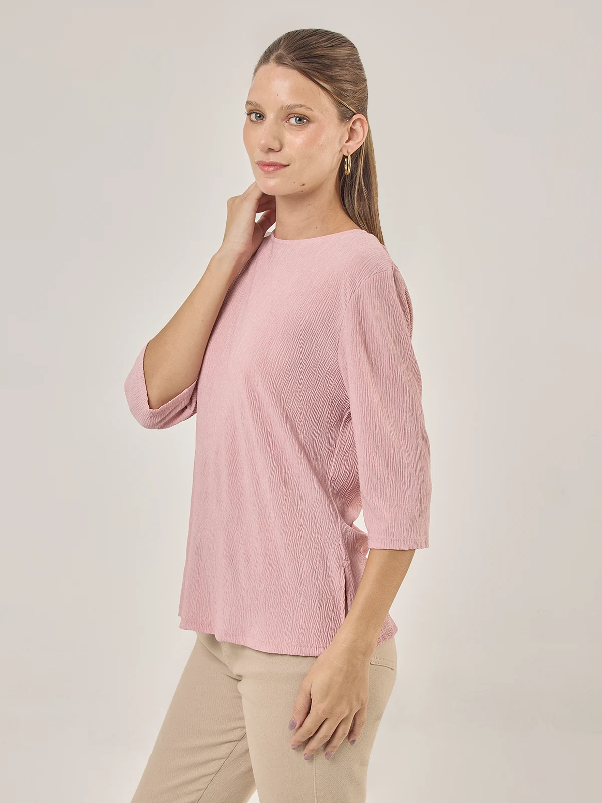 POLO MANGA 3/4 MUJER AZIZ - 3