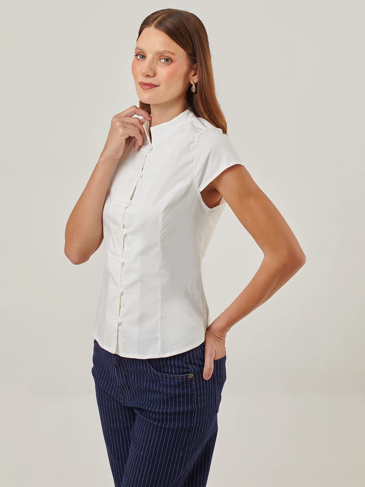 BLUSA MANGA CORTA MUJER NAVIGATA - 3