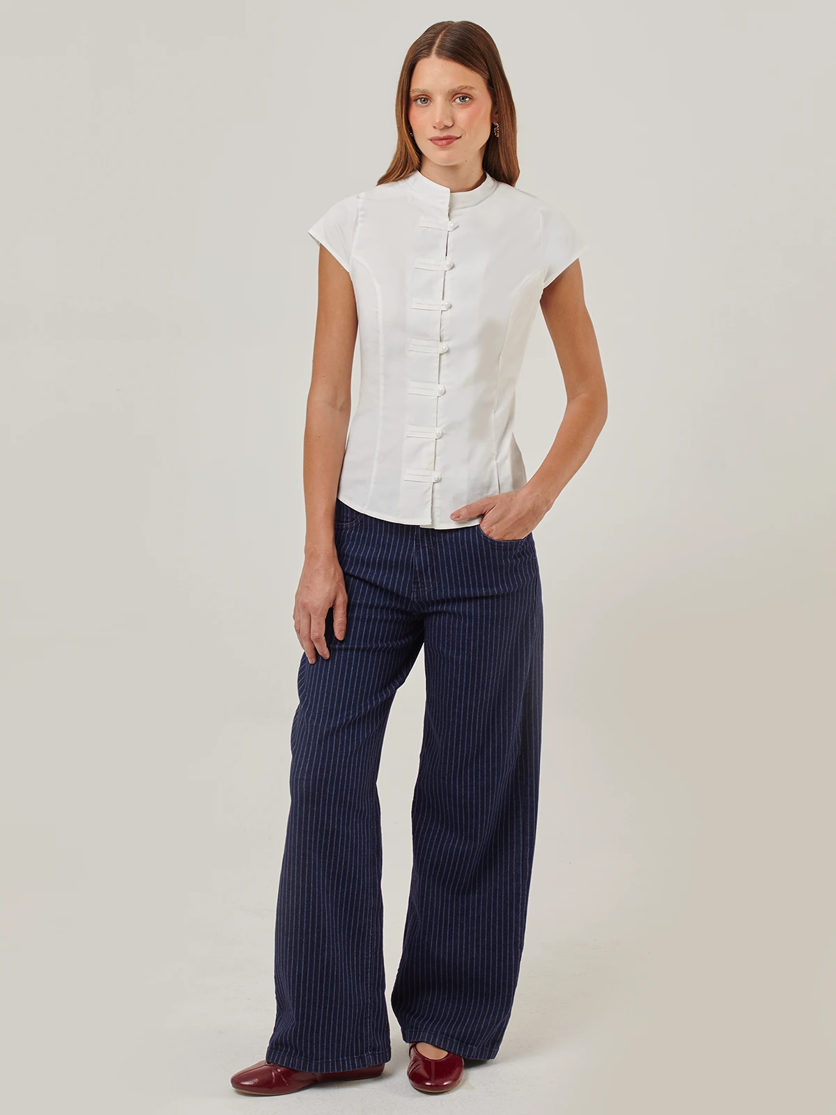BLUSA MANGA CORTA MUJER NAVIGATA - 5