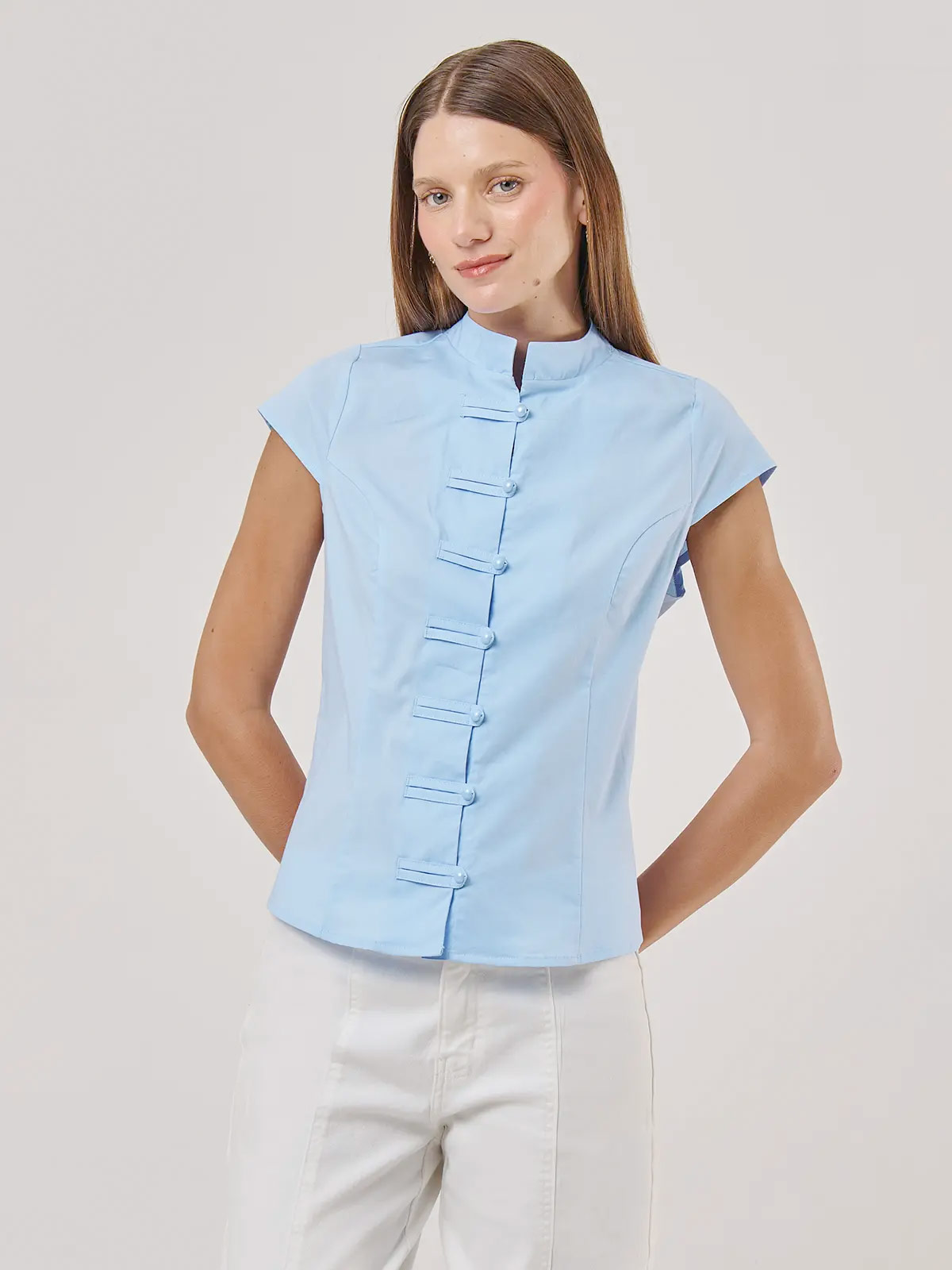 BLUSA MANGA CORTA MUJER NAVIGATA - 1