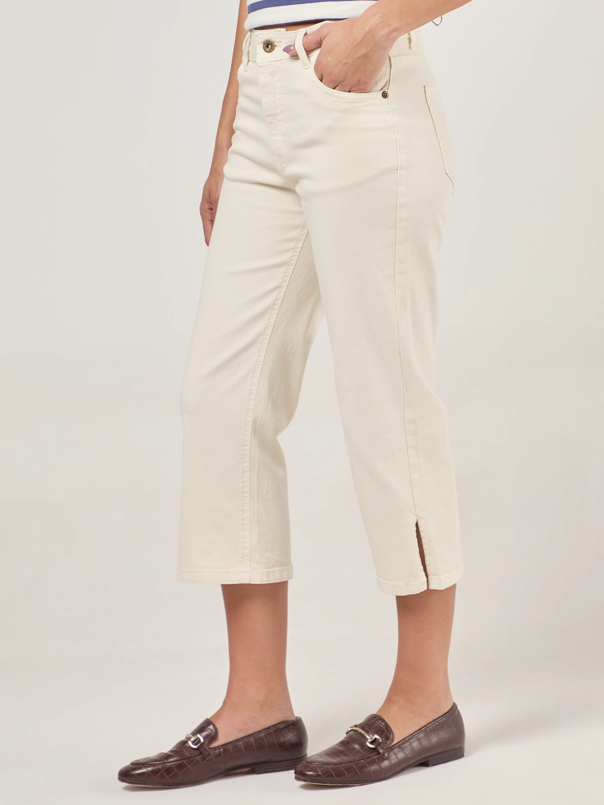 PANTALÓN ALGODÓN CAPRI MUJER NAVIGATA - 3