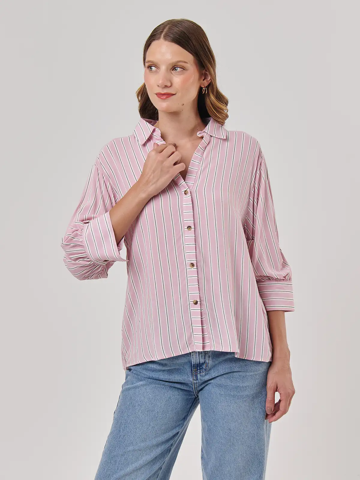 BLUSA MANGA CORTA MUJER NAVIGATA - 1