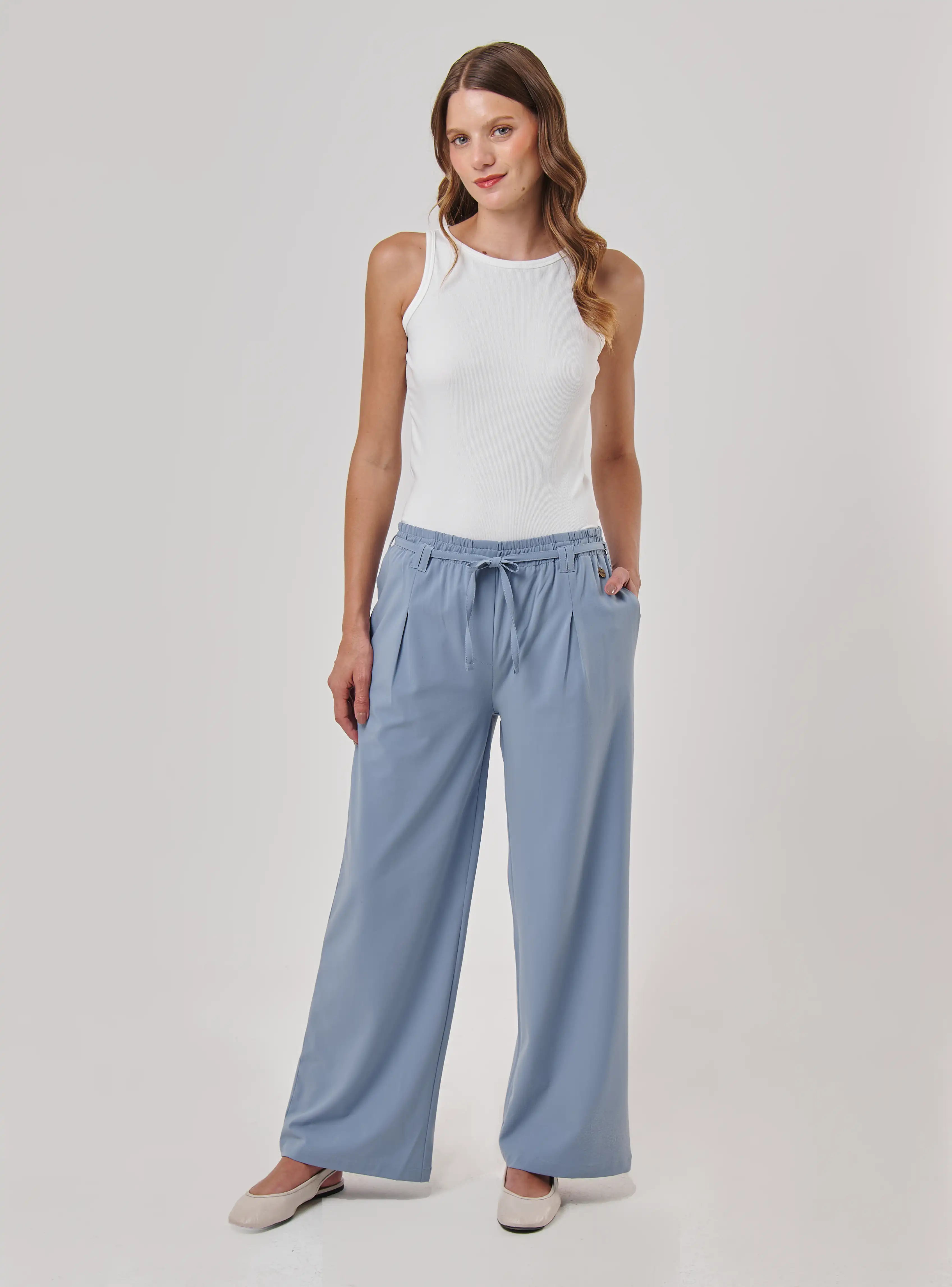 PANTALÓN REGULAR MUJER NAVIGATA - 1