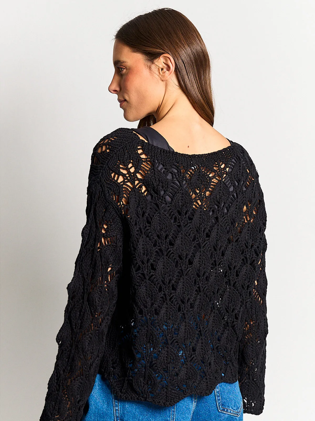 SWEATER MUJER MARQUIS CALADO - 2