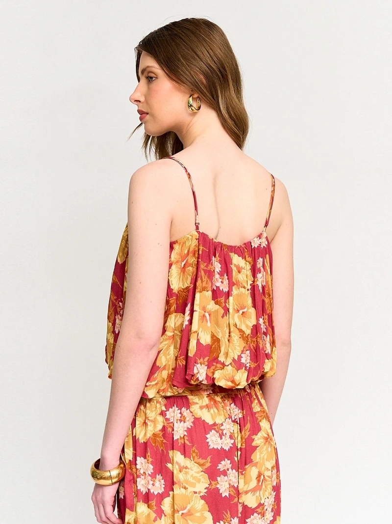 BLUSA SIN MANGAS MUJER MARQUIS TERRACOTA - 2