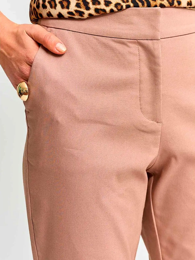 PANTALÓN REGULAR MUJER MARQUIS PLASTIC - 4