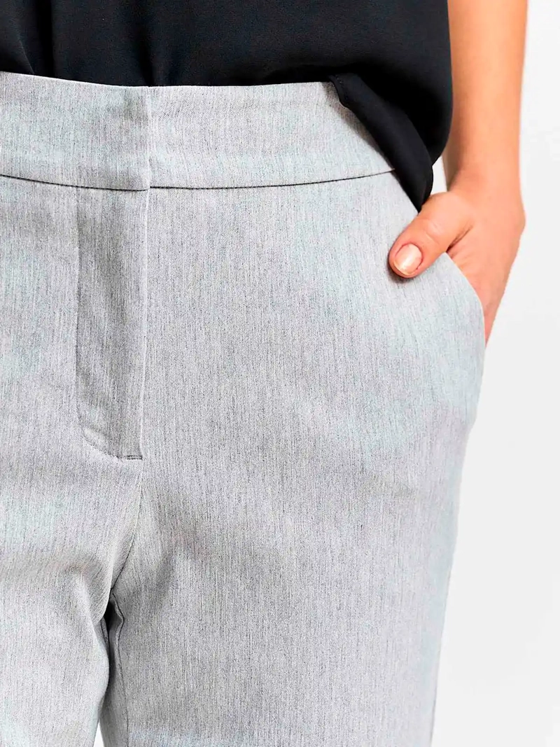 PANTALÓN REGULAR MUJER MARQUIS PLASTIC - 4