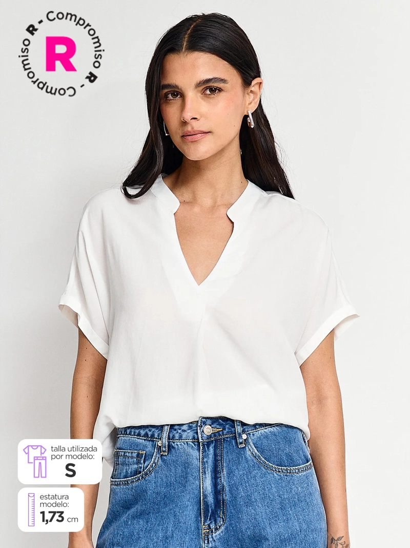 BLUSA MANGA CORTA MUJER MARQUIS ARIEL - 1