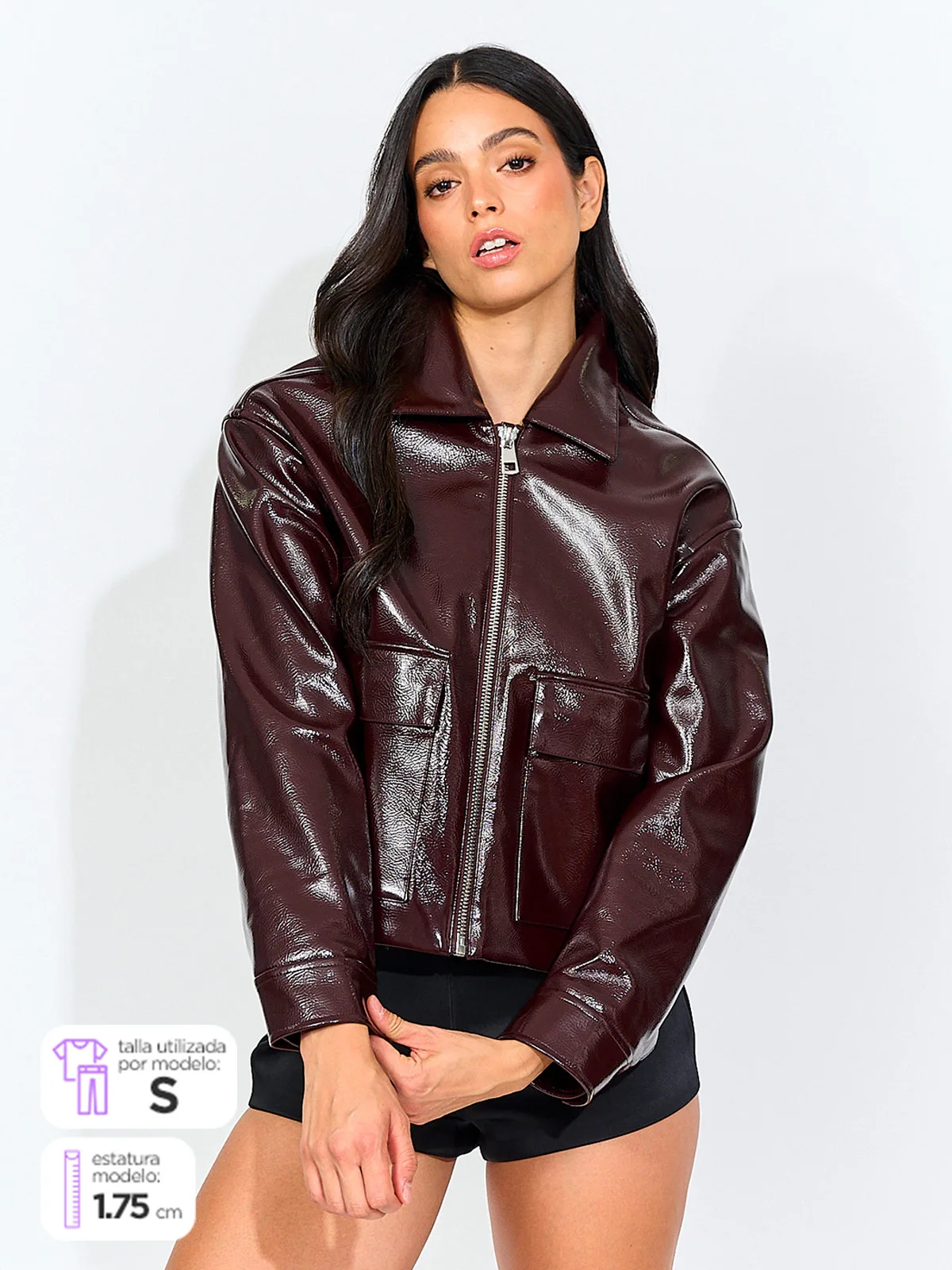 CASACA MUJER MARQUIS EFECTO CHAROL - 2