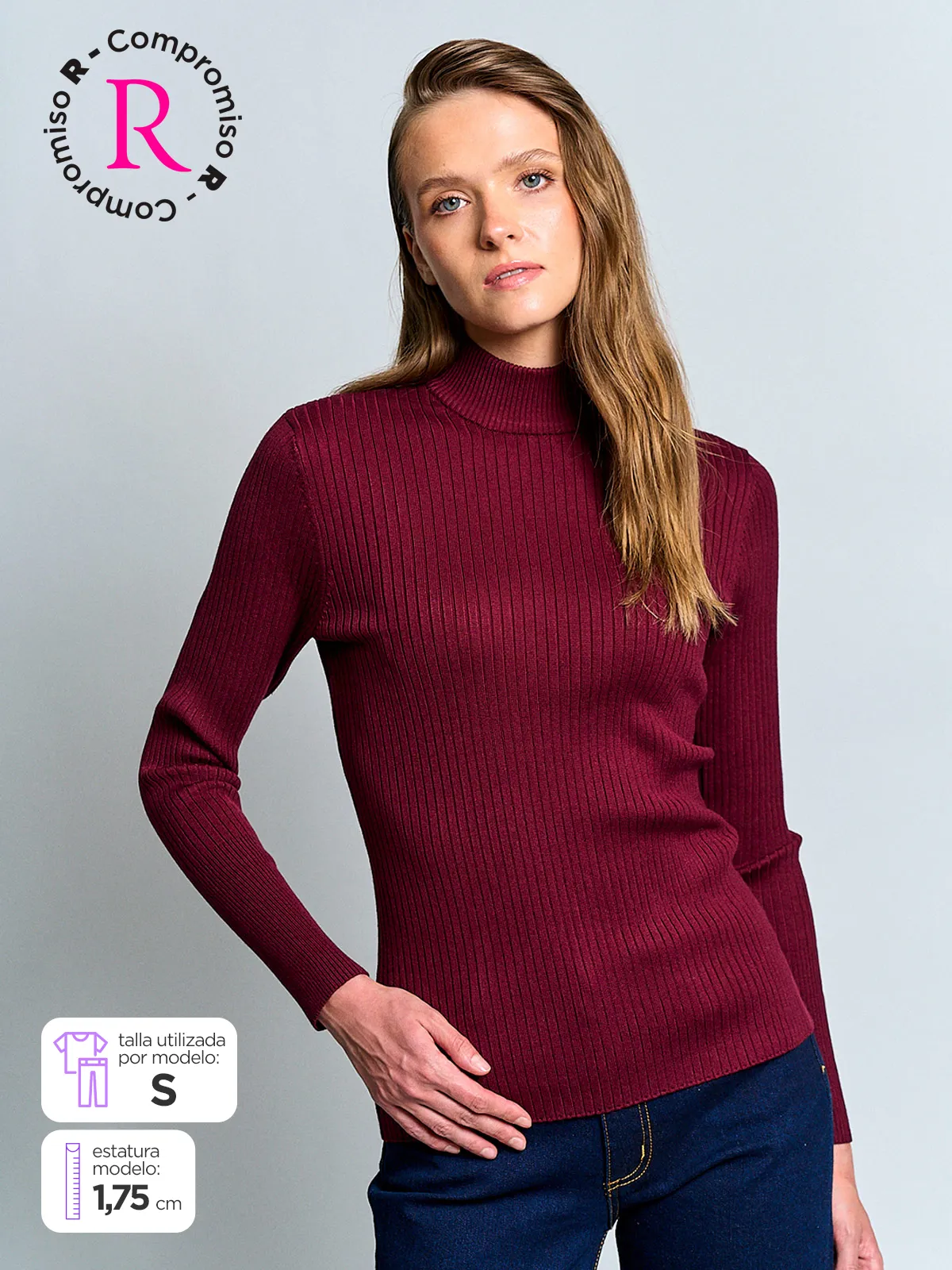 SWEATER MUJER MARQUIS MOCK - 1