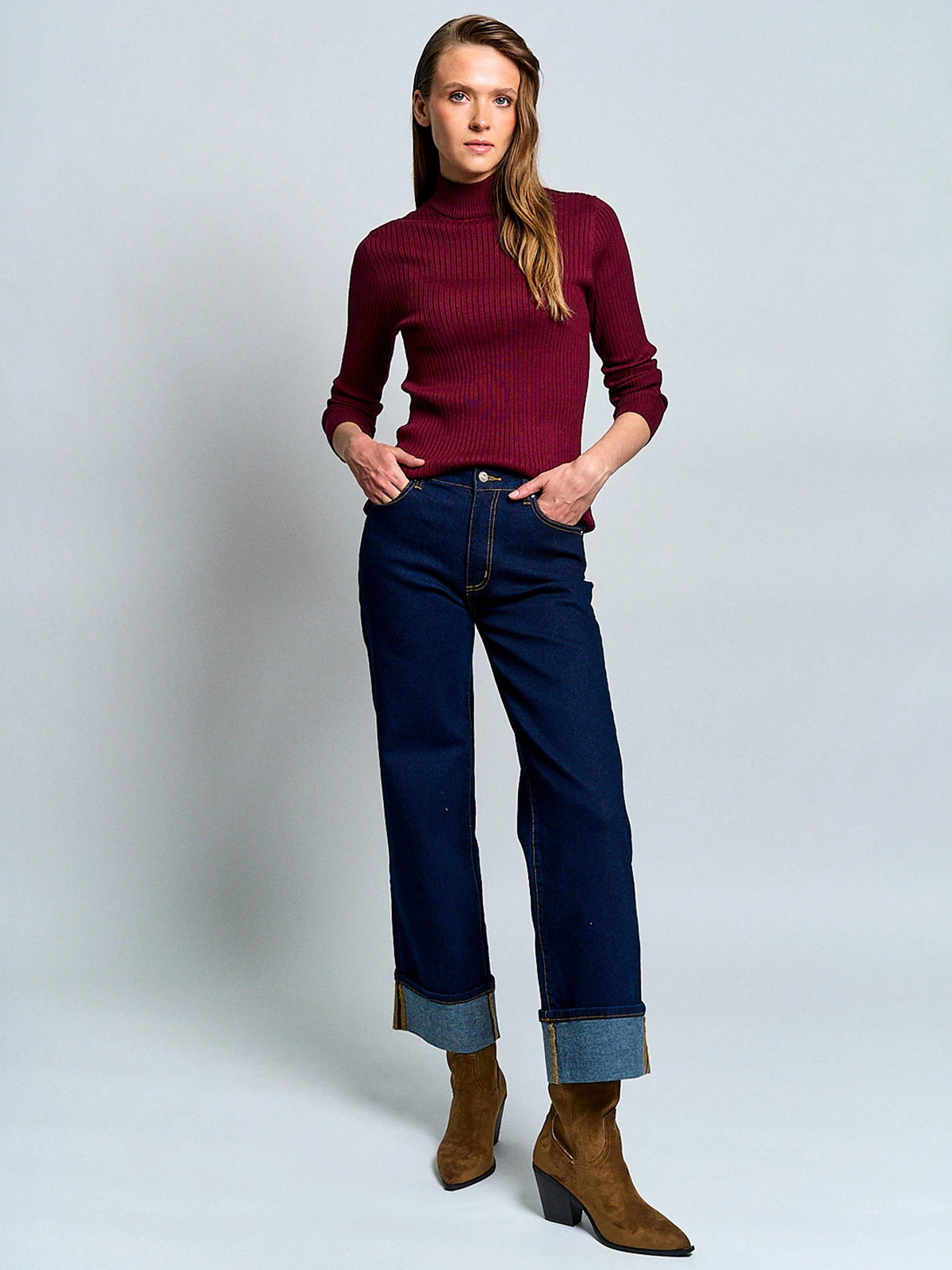 SWEATER MUJER MARQUIS MOCK - 4