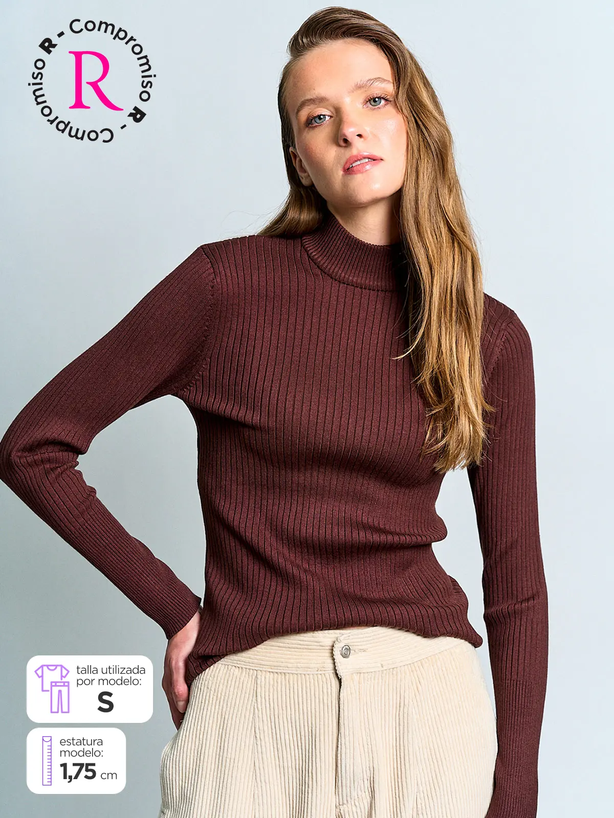 SWEATER MUJER MARQUIS MOCK - 1