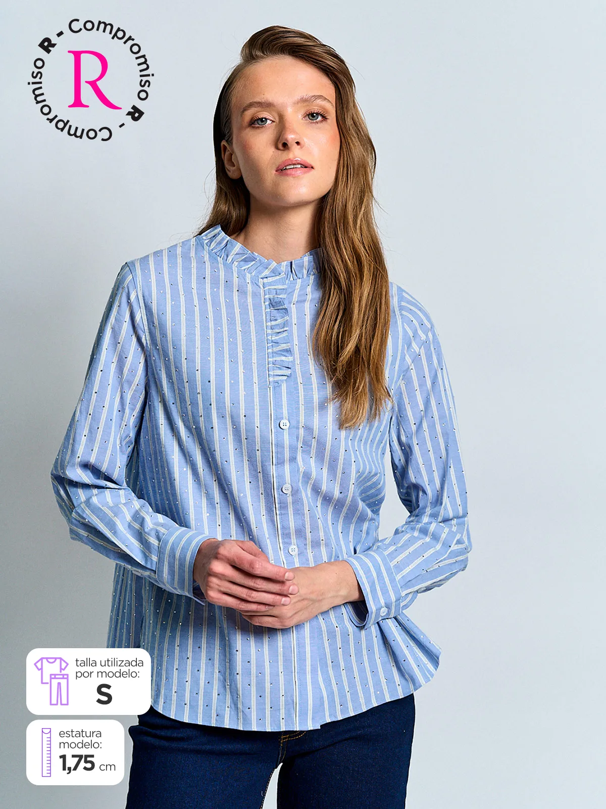 BLUSA MANGA LARGA MUJER MARQUIS TACHA - 1