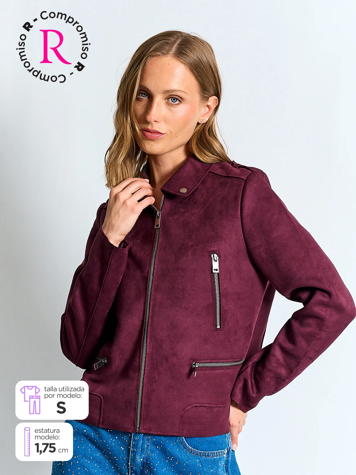 CASACA MUJER MARQUIS CORTA BIKER - 1