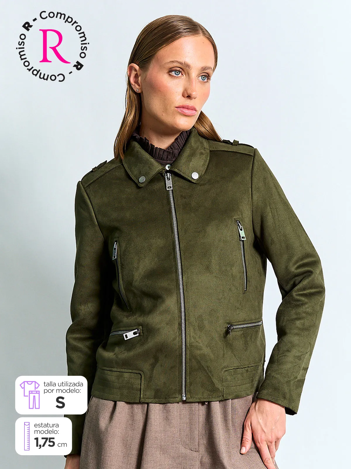 CASACA MUJER MARQUIS CORTA BIKER - 1