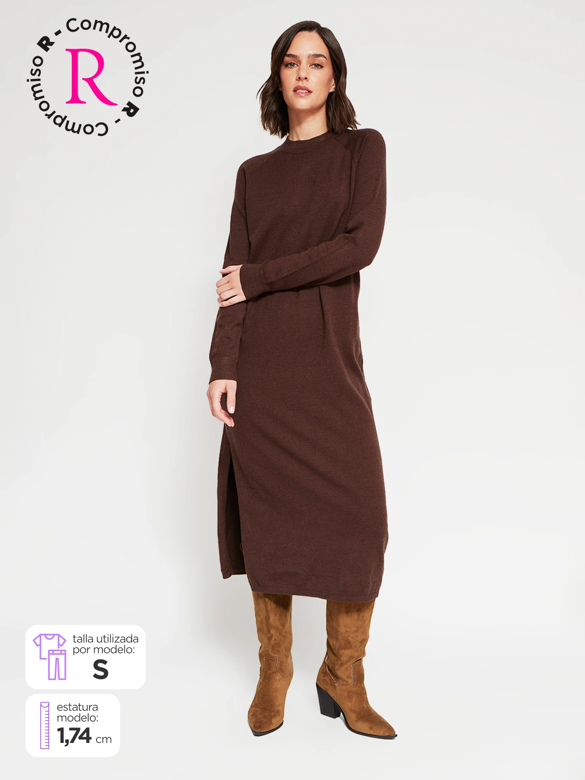 VESTIDO LARGO MUJER MARQUIS EMILIA - 1