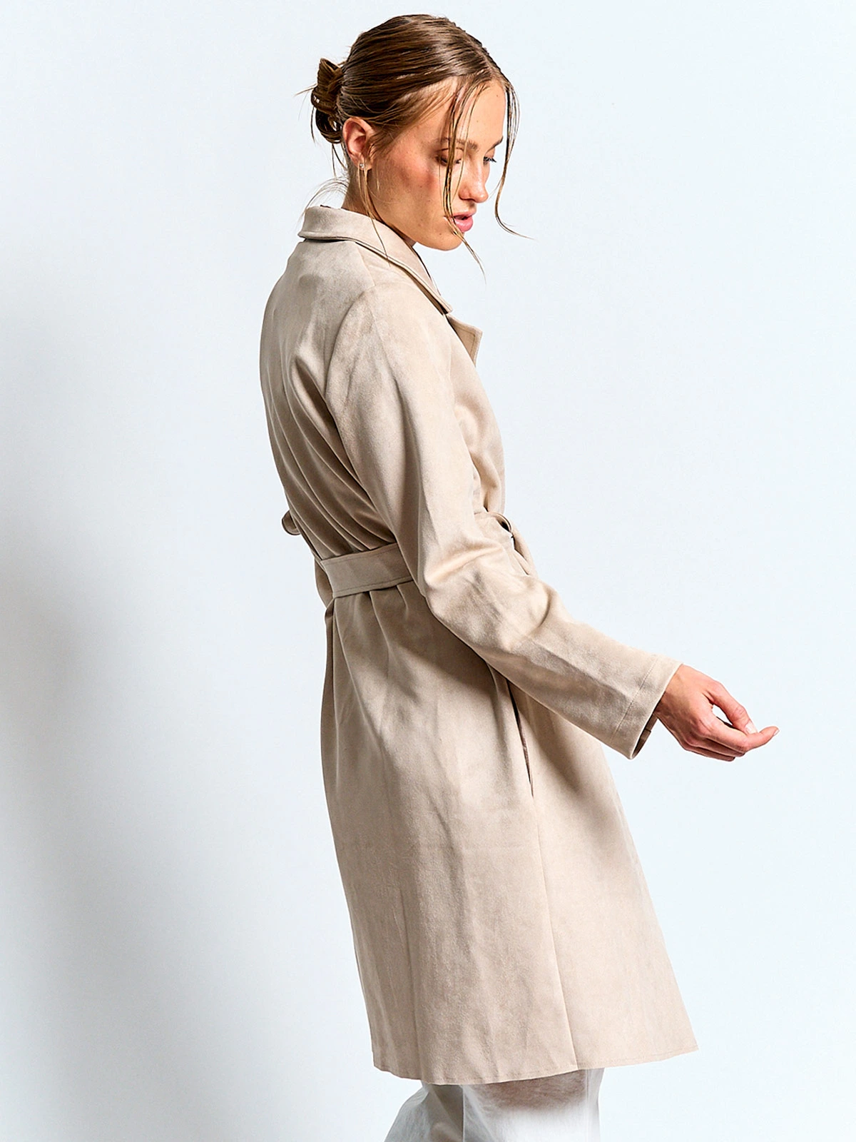 ABRIGO MUJER MARQUIS LARGO SUEDE - 2