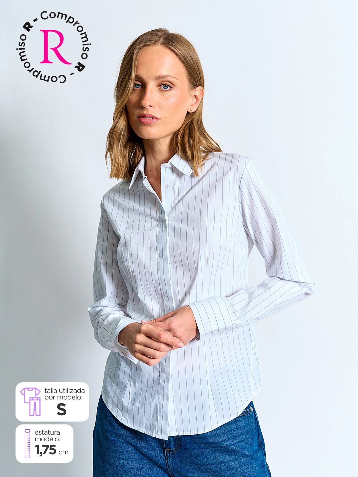 BLUSA MANGA LARGA MUJER MARQUIS FOFFICE - 1